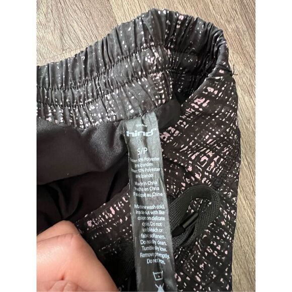 Hind Shorts Womens Small Athletic Activewear Lined Drawstring Elastic Waist - Picture 4 of 4